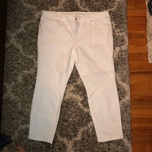 Ava & Viv Jeans - Ava & Viv white cropped jeggings 18W Ava & Viv Jeans - Ava & Viv white cropped jeggings 18W